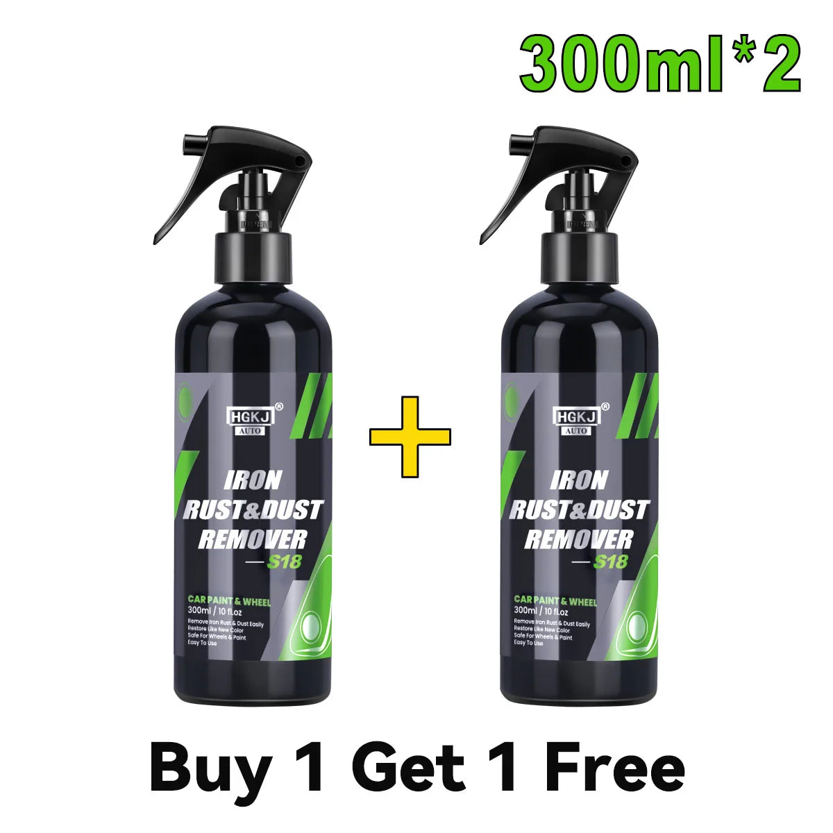 S18 Car Paint & Wheel Iron Particles Powder Cleaning Super Rust Dust Remover Spray Metal Surface Defender Auto Rim Cleaner